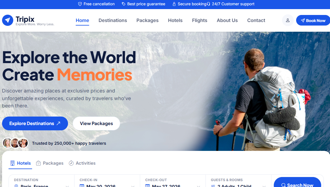 Hotels & Travel – Tripix