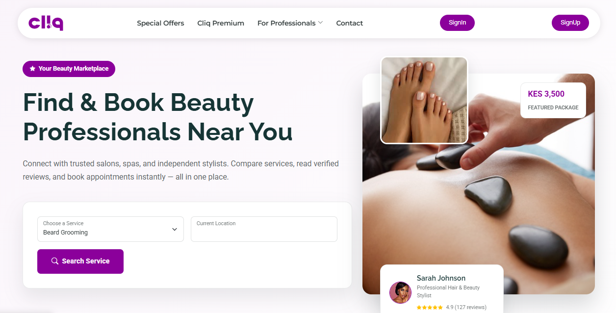 Hotels & Travel – Cliq Beauty Marketplace