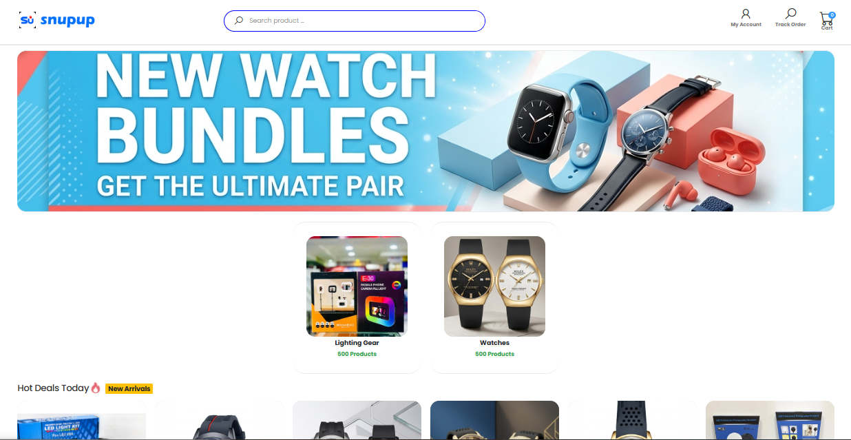 Ecommerce – Snupup Store